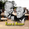 Lum and Abner outside the Jot Em Down Store.